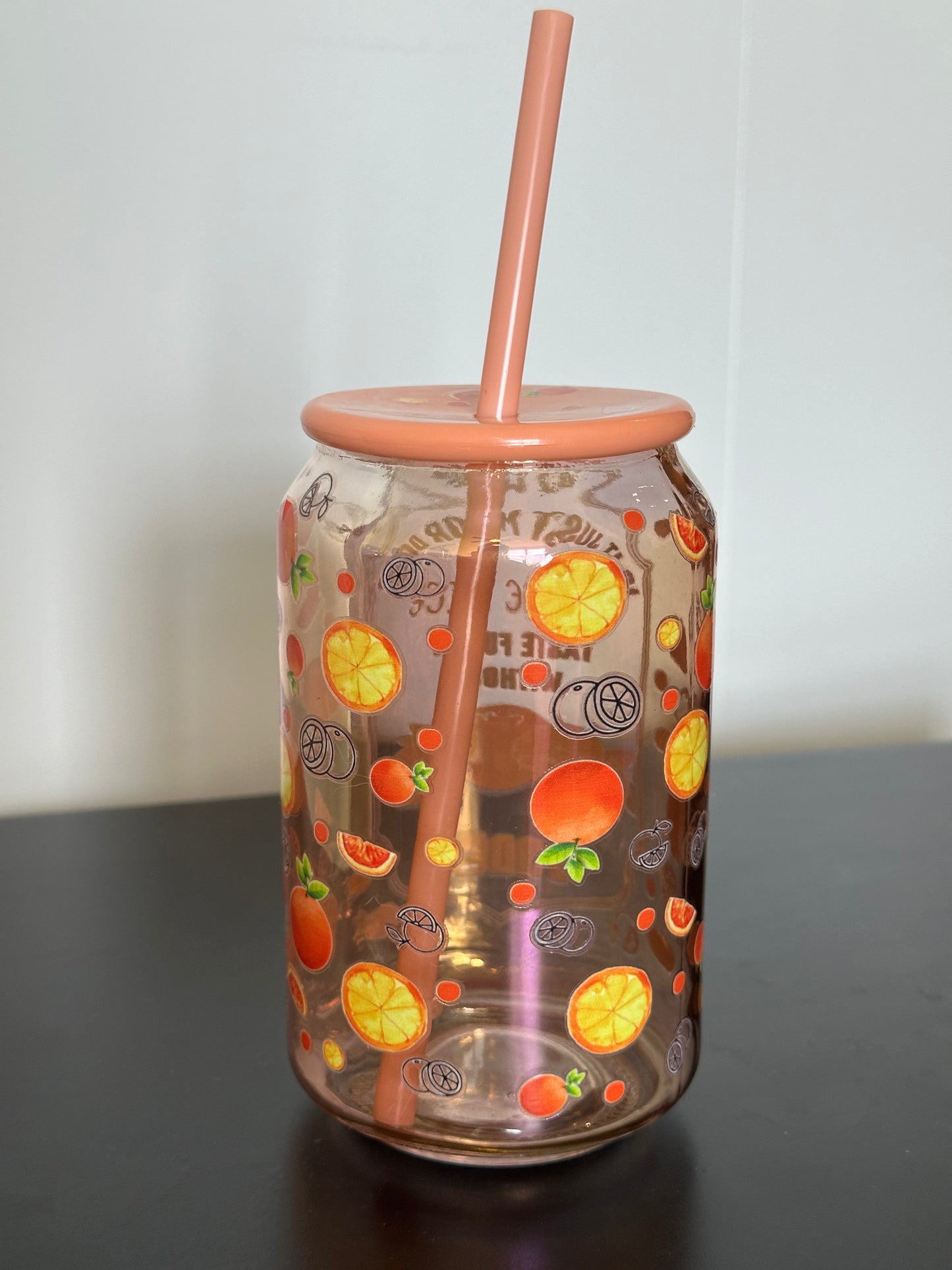 Orange Juice without Vodka Glass Cup