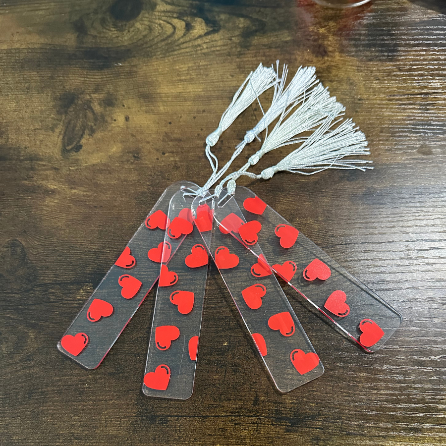 Raining Hearts Bookmark